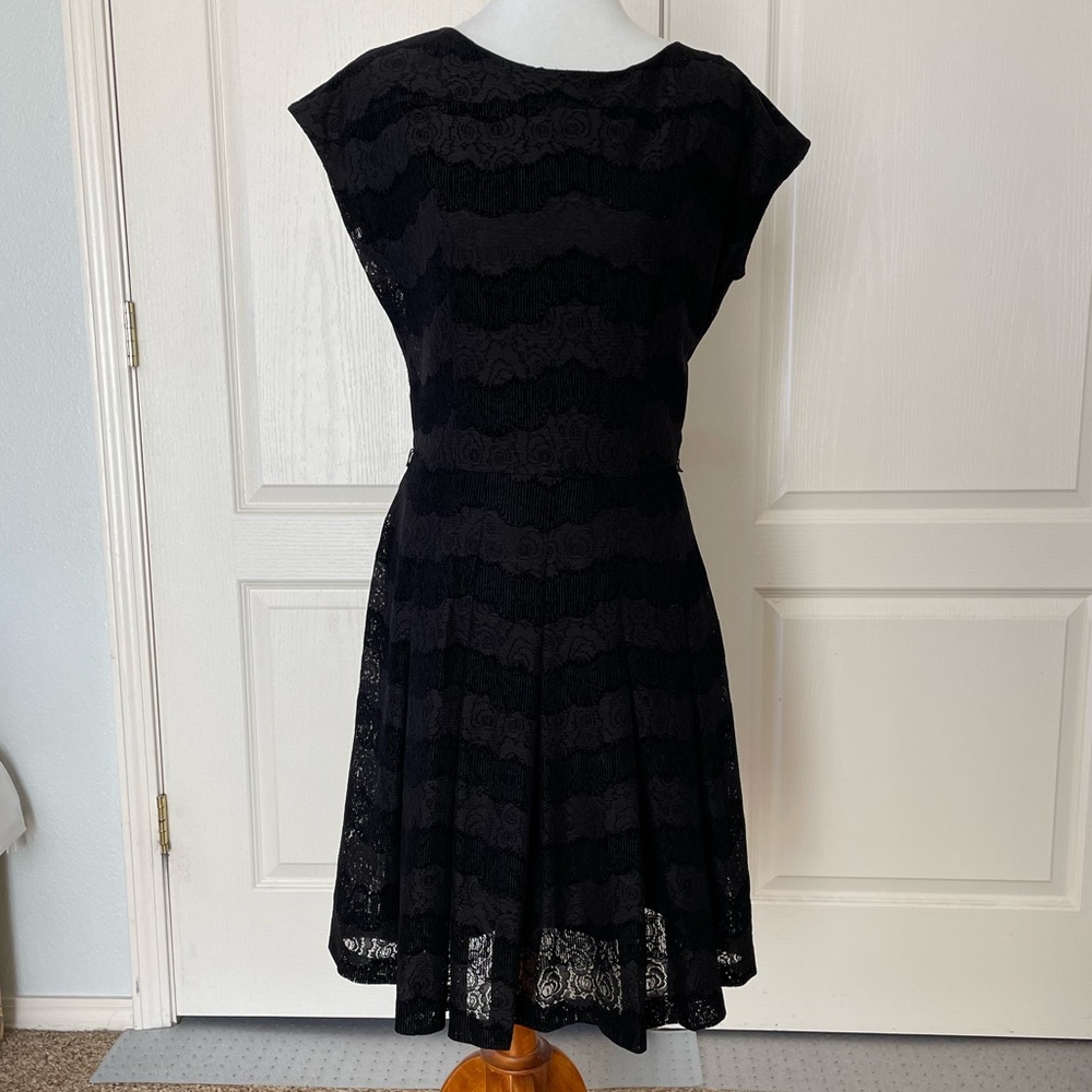 Eva Mendes Lace Little Black Dress